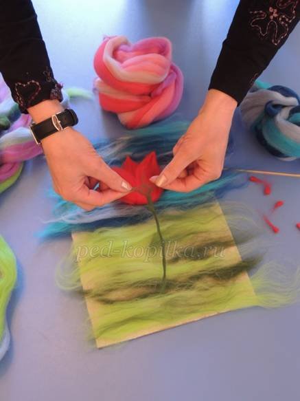 Живопис шерстю. Майстер-клас