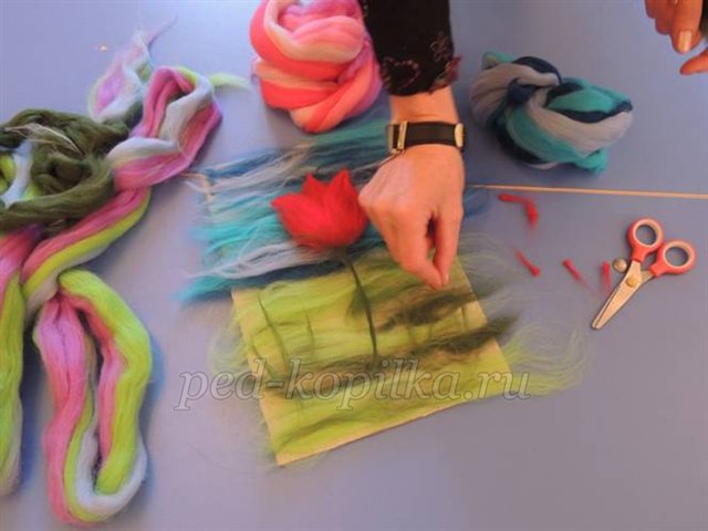 Живопис шерстю. Майстер-клас