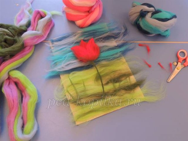 Живопис шерстю. Майстер-клас