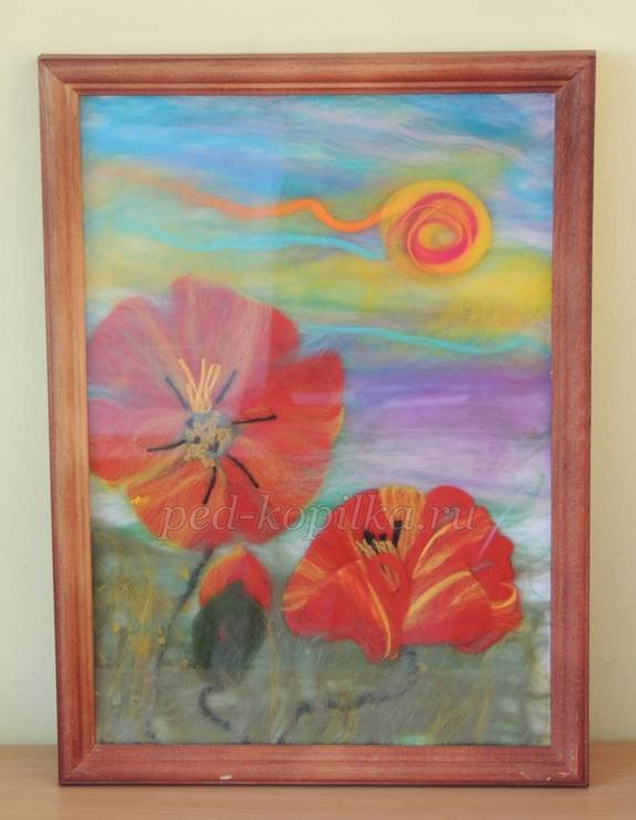 Живопис шерстю. Майстер-клас