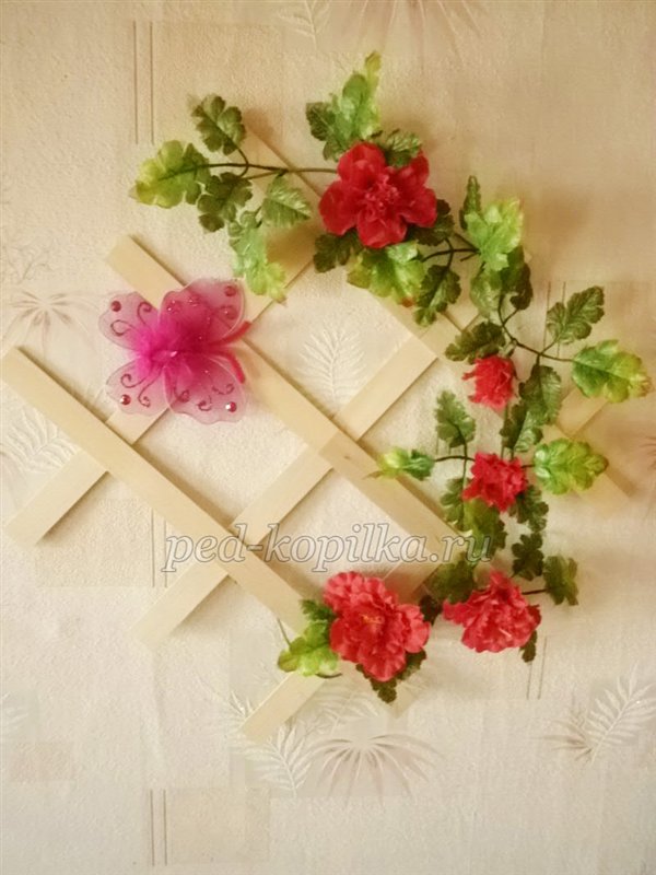 Панно з паперовими квітами. Майстер-клас Панно з паперовими квітами. Майстер-клас