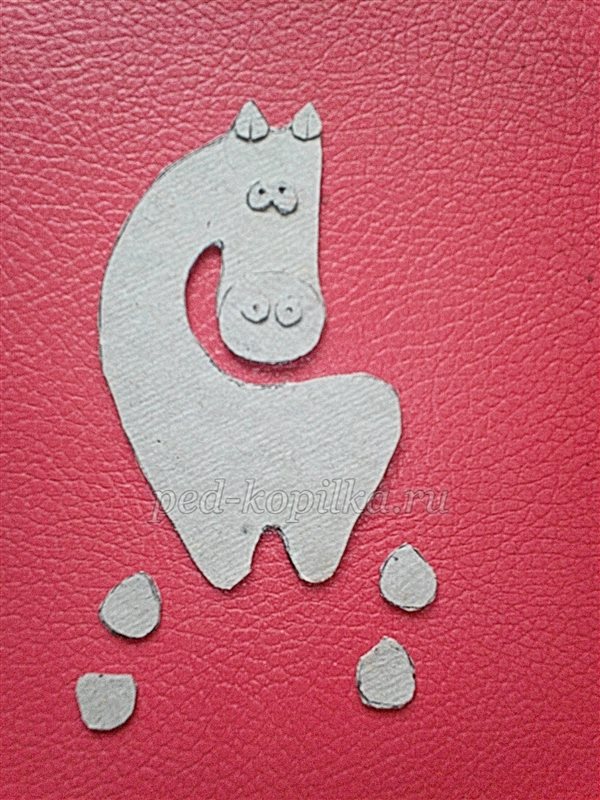  Конячка. Ялинкова іграшка своїми руками. Майстер-клас