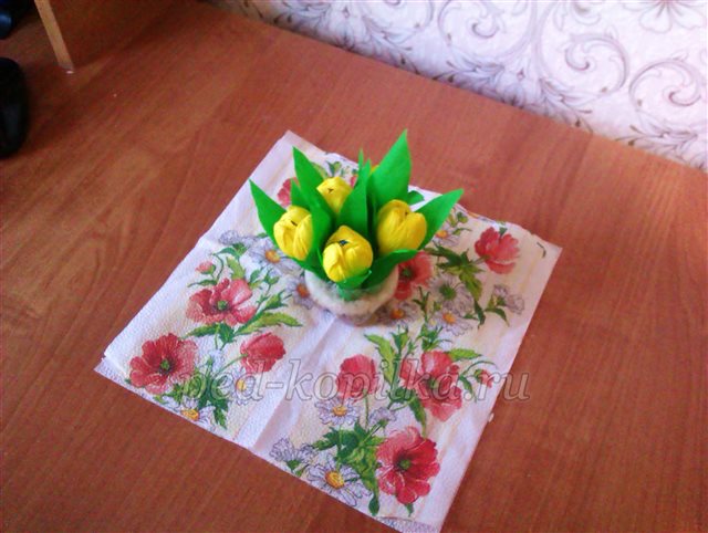 Квіти у вазі. Майстер-клас із рукоділля Квіти у вазі. Майстер-клас із рукоділля