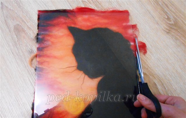 Розпис шерстю Темна ніч. Майстер-клас Розпис шерстю Темна ніч. Майстер-клас