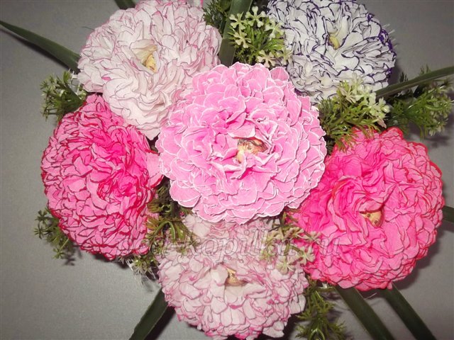 Півонії. Робота виконана в техніці світ - дизайн. Майстер-клас