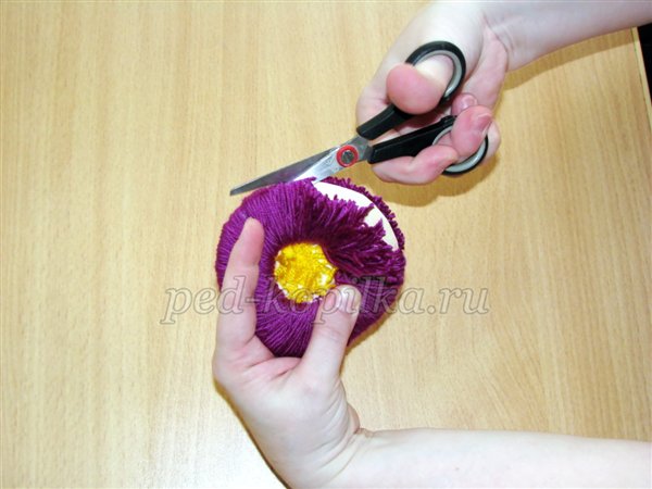 Квіти з ниток. Майстер-клас Квіти з ниток. Майстер-клас