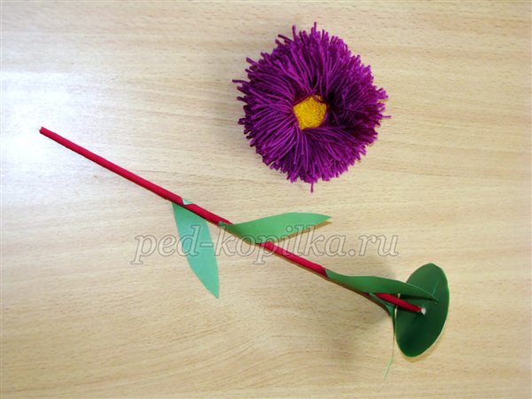 Квіти з ниток. Майстер-клас Квіти з ниток. Майстер-клас