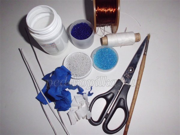 Зимова фантазія з бісеру. Майстер-клас Зимова фантазія з бісеру. Майстер-клас