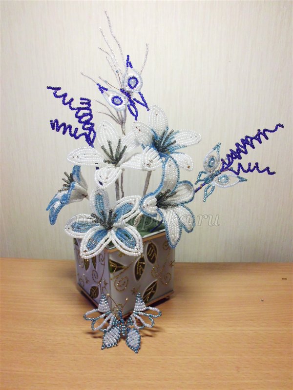 Зимова фантазія з бісеру. Майстер-клас Зимова фантазія з бісеру. Майстер-клас