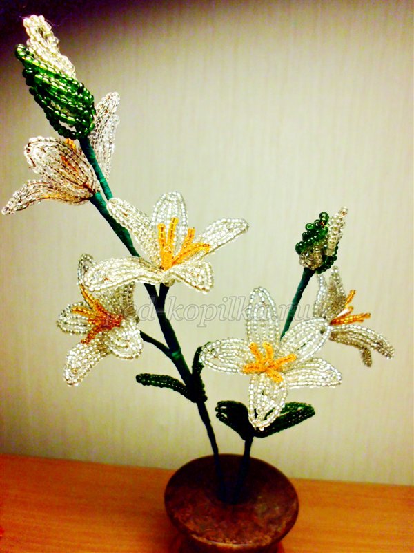 Зимова фантазія з бісеру. Майстер-клас Зимова фантазія з бісеру. Майстер-клас