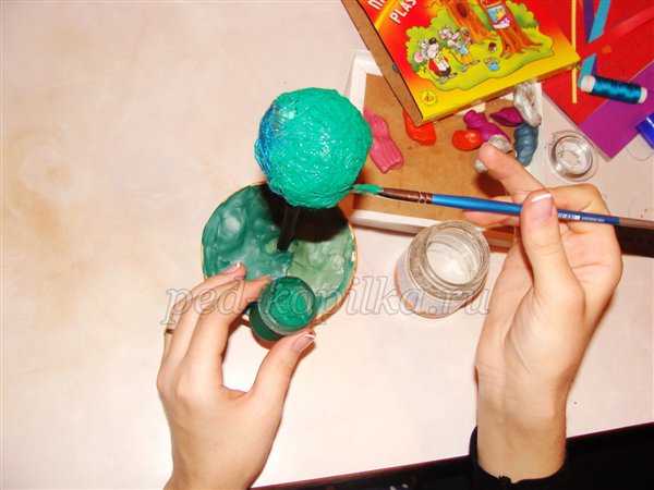 Топіари з паперових квітів. Майстер-клас