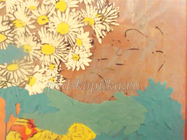 Картина з пластиліну. Пластилинография