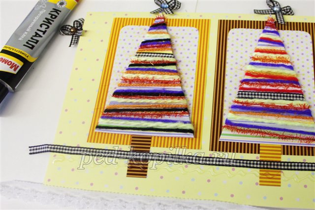 Новорічна листівка своїми руками. Майстер-клас