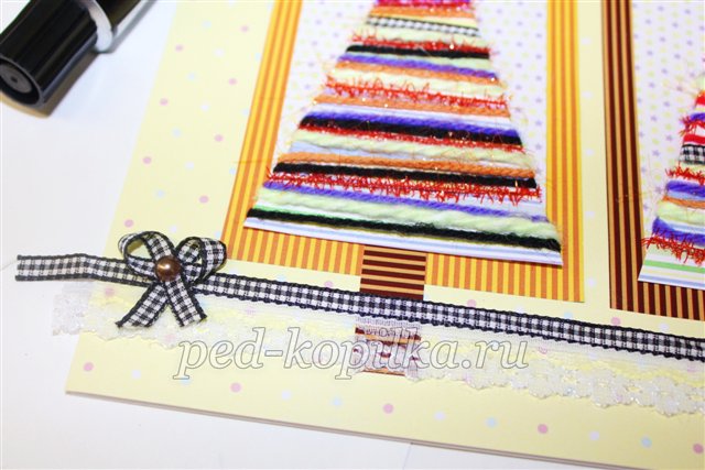 Новорічна листівка своїми руками. Майстер-клас