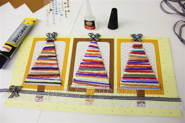 Новорічна листівка своїми руками. Майстер-клас