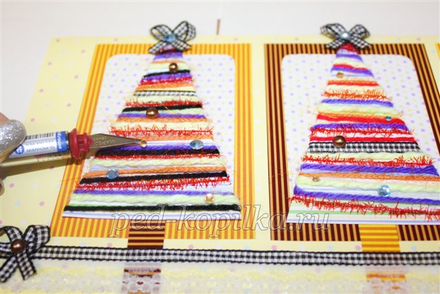 Новорічна листівка своїми руками. Майстер-клас