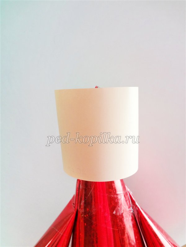 Майстер-клас Дід Мороз з конусів