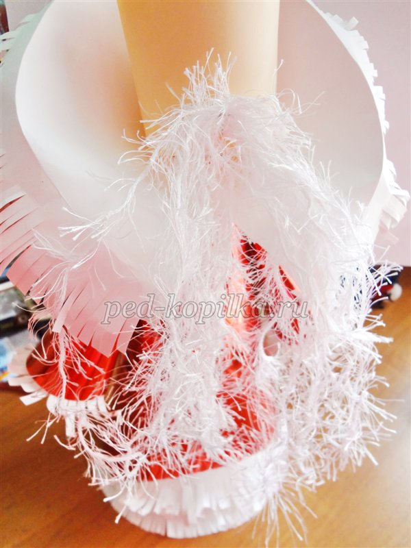 Майстер-клас Дід Мороз з конусів Майстер-клас Дід Мороз з конусів