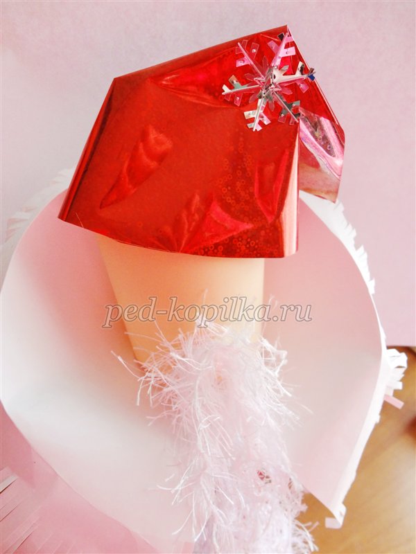 Майстер-клас Дід Мороз з конусів