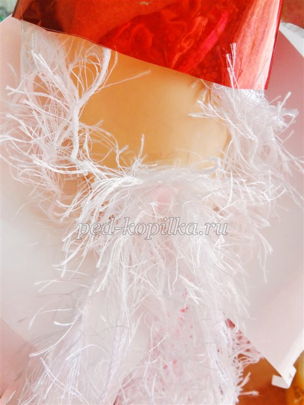 Майстер-клас Дід Мороз з конусів