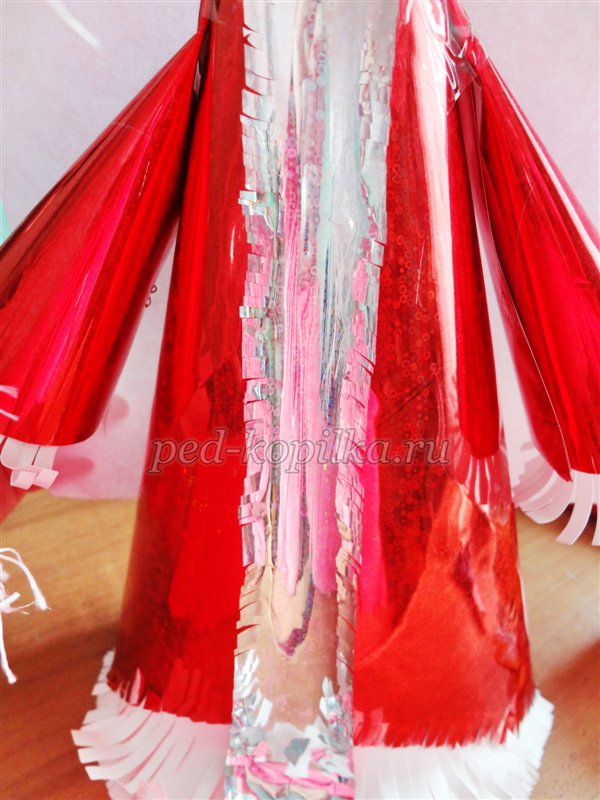 Майстер-клас Дід Мороз з конусів