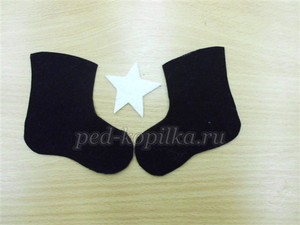 Чобітків і рукавиця для мініатюрних подарунків