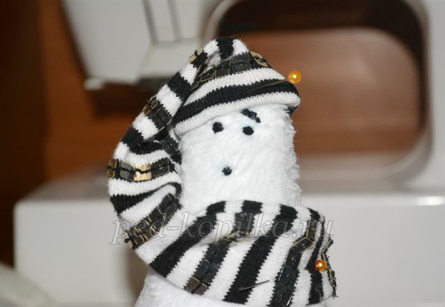 Майстер клас Замерзлий сніговик Майстер клас Замерзлий сніговик