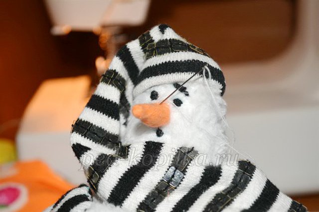 Майстер клас Замерзлий сніговик Майстер клас Замерзлий сніговик