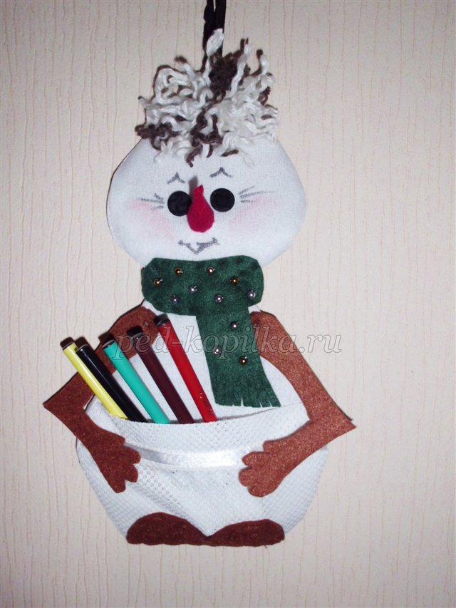 Сніговик - кишеню. Майстер-клас Сніговик - кишеню. Майстер-клас
