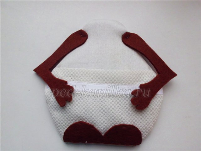 Сніговик - кишеню. Майстер-клас Сніговик - кишеню. Майстер-клас