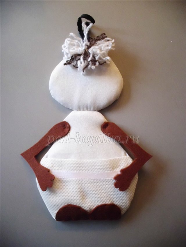 Сніговик - кишеню. Майстер-клас Сніговик - кишеню. Майстер-клас