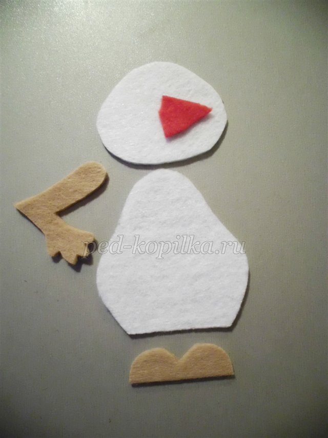 Сніговик - аплікація на мішечок для подарунків до Нового року Сніговик - аплікація на мішечок для подарунків до Нового року