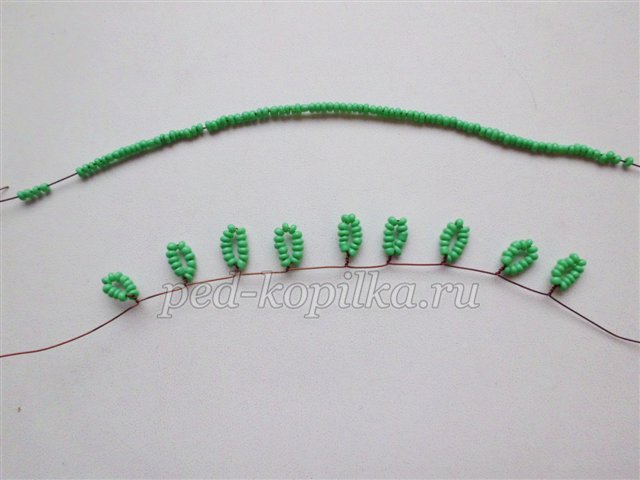 Бісероплетіння. Квіти з бісеру. Кошик пролісків Бісероплетіння. Квіти з бісеру. Кошик пролісків