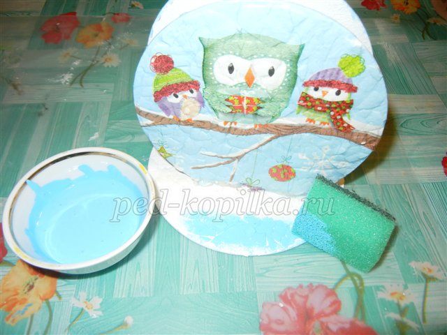 Підставка для серветок до Нового року. Майстер - клас