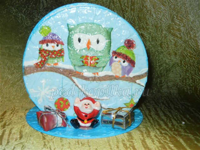 Підставка для серветок до Нового року. Майстер - клас