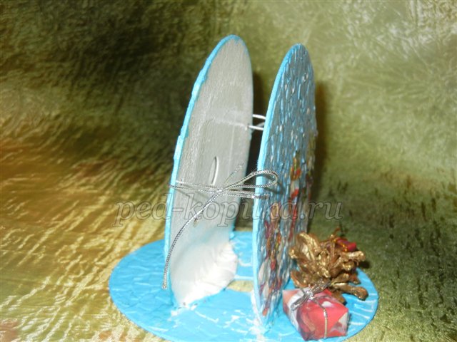 Підставка для серветок до Нового року. Майстер - клас