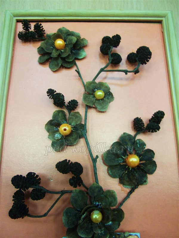 Осіннє панно з природного матеріалу. Майстер-клас Осіннє панно з природного матеріалу. Майстер-клас