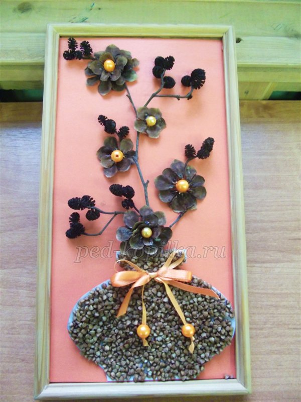 Осіннє панно з природного матеріалу. Майстер-клас Осіннє панно з природного матеріалу. Майстер-клас