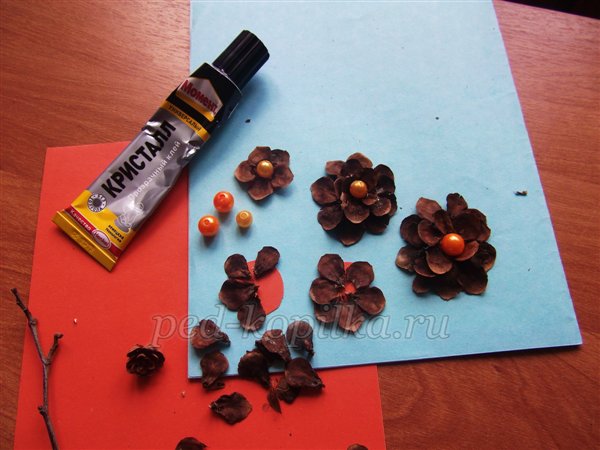 Осіннє панно з природного матеріалу. Майстер-клас Осіннє панно з природного матеріалу. Майстер-клас