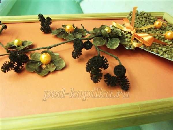 Осіннє панно з природного матеріалу. Майстер-клас Осіннє панно з природного матеріалу. Майстер-клас