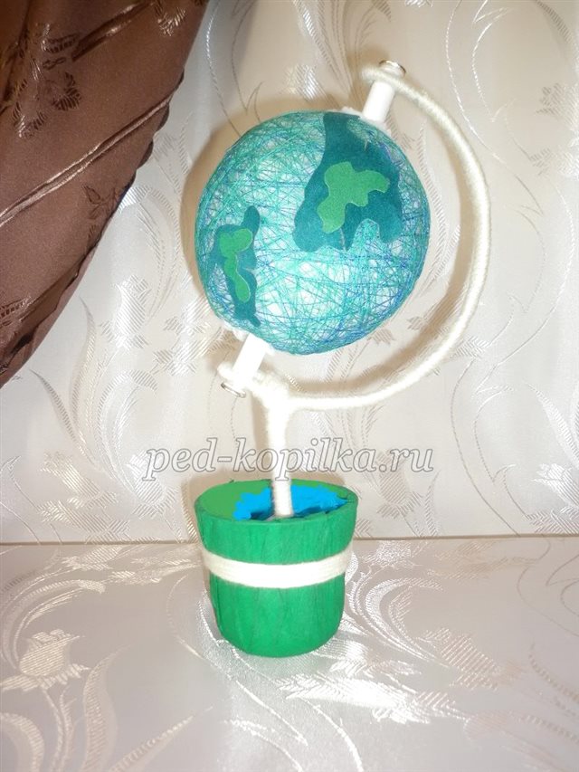 Подарунок на свято День Учителя. Глобус. Майстер-клас