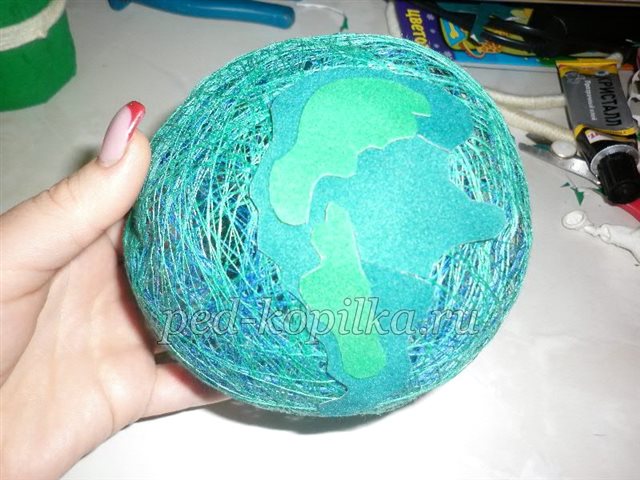 Подарунок на свято День Учителя. Глобус. Майстер-клас
