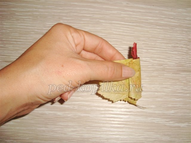 Троянди з осіннього листя. Майстер-клас Троянди з осіннього листя. Майстер-клас