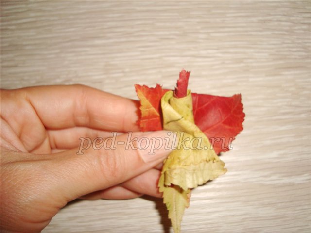 Троянди з осіннього листя. Майстер-клас Троянди з осіннього листя. Майстер-клас