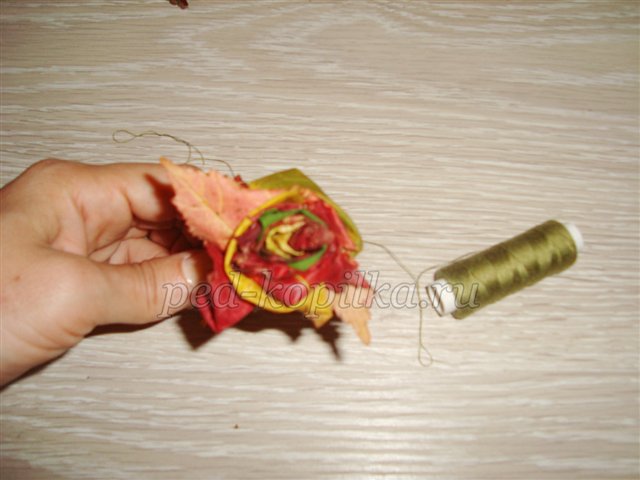 Троянди з осіннього листя. Майстер-клас Троянди з осіннього листя. Майстер-клас