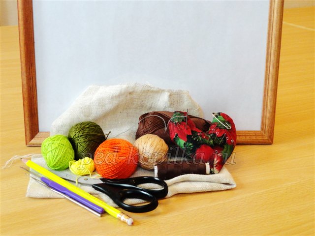 Майстер-клас. Панно «Фарби осені», пов'язане гачком Майстер-клас. Панно «Фарби осені», пов'язане гачком