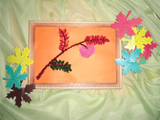 Гілка горобини з серветок. Майстер-клас