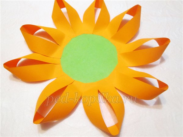 Соняшник своїми руками. Майстер-клас Соняшник своїми руками. Майстер-клас