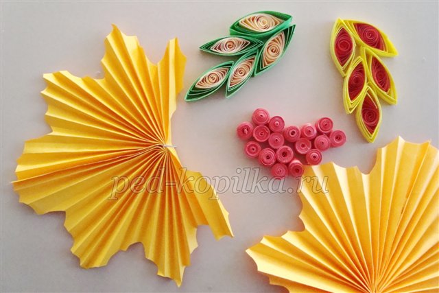 Осінній букет. Майстер-клас Осінній букет. Майстер-клас