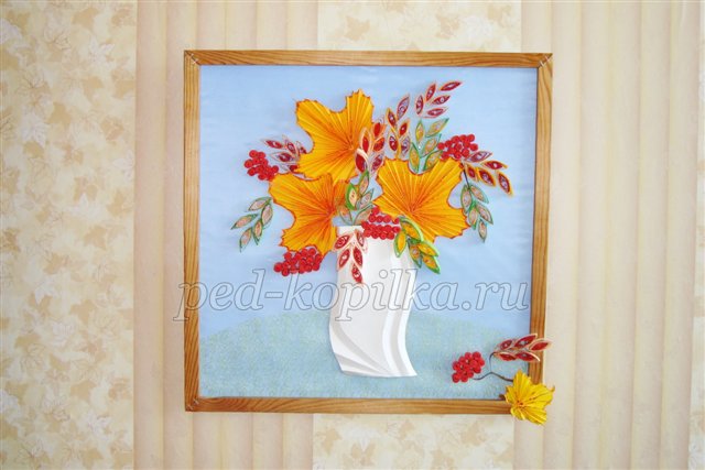 Осінній букет. Майстер-клас Осінній букет. Майстер-клас